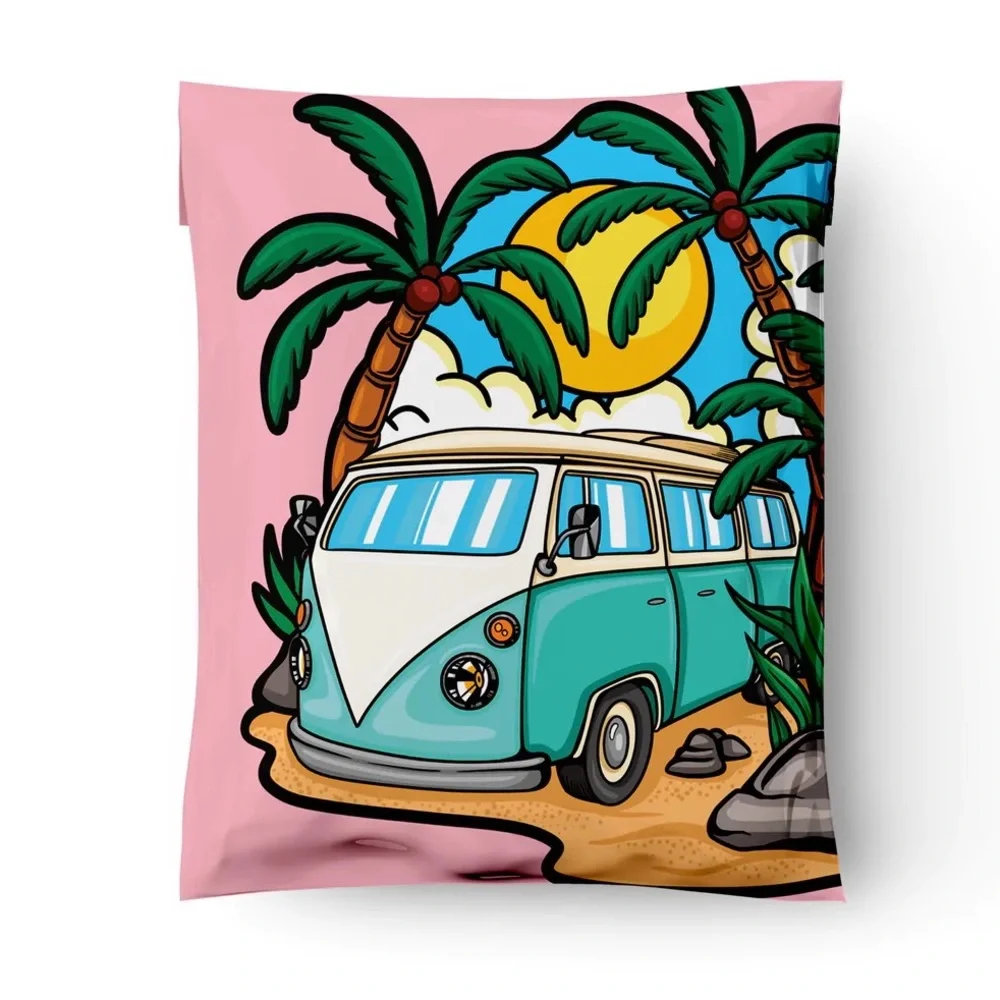 Summer Daze Poly Mailers 10x13 Pack of 25